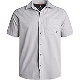 Spyder Mens Short Sleeve Button Down Shirts - Lightweight Stretch Casual Collared Dress Shirts for Men Travel Office Workwear