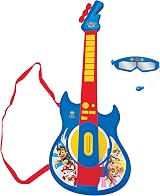 Lexibook Paw Patrol Light-Up Electronic Guitar with Microphone Glasses