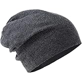 Villand 100% Merino Wool Beanie Hat for Women and Men with Gift Bag, Double-Layered Wool Hat, Knitted Ski Cap for Winter