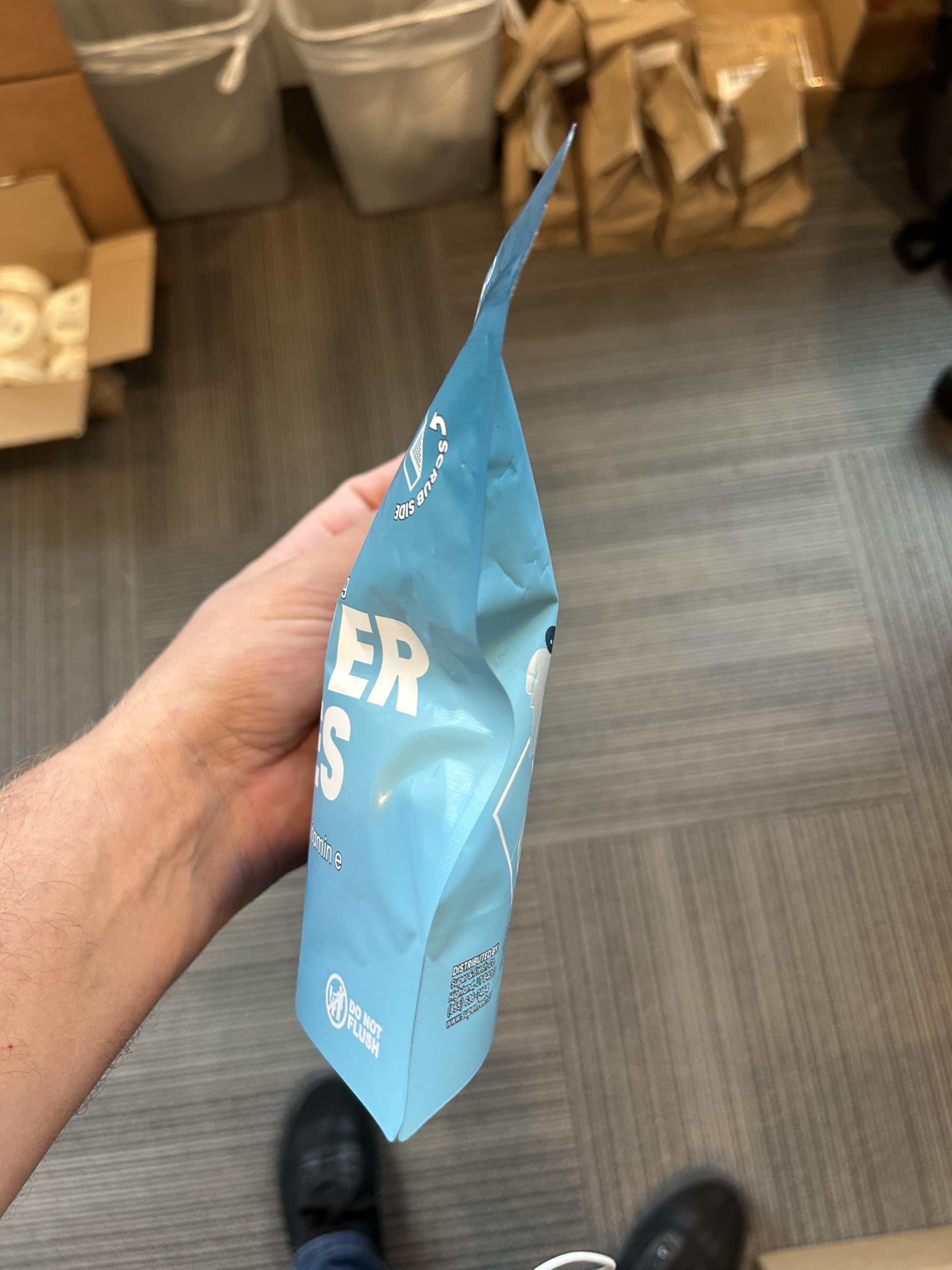 Super Fresh Body Wipes, Large Unscented Shower Wipe for Adults Men Women Kids, Personal Hygiene Cleansing Cloth Enriched with Aloe and Vitamin E, Individually Wrapped 10 Pack, Travel Essentials