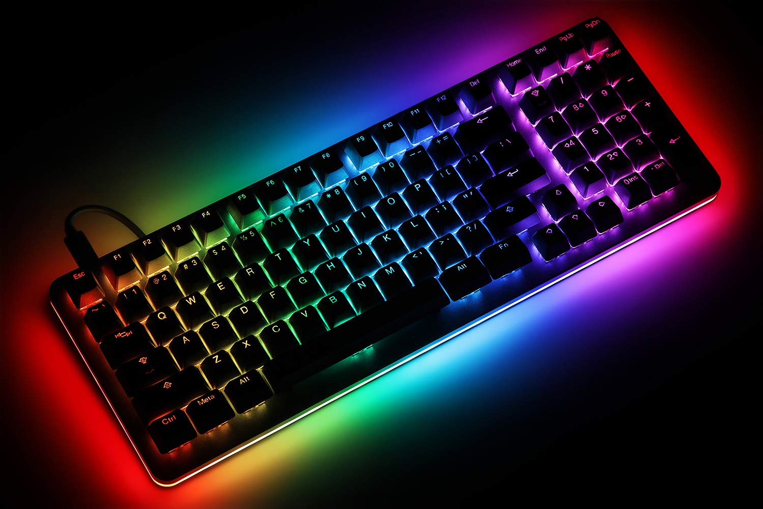 DROP Mechanical Switching Keyboard - Full-Size 1800 Layout (99 Keys), Kailh Hotswap Switches, Programmable, Backlight RGB, USB-C, Doubleshot PBT Keycaps, Aluminum, Click & Tactile