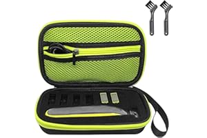 LinMei Hard Travel Case for Trimmer QP2520/70 QP2520/72 QP2520/90 QP2630/60 QP2630/70 QP2630/72 Men Electric shaver Storage Case with 2 Cleaning Brushes
