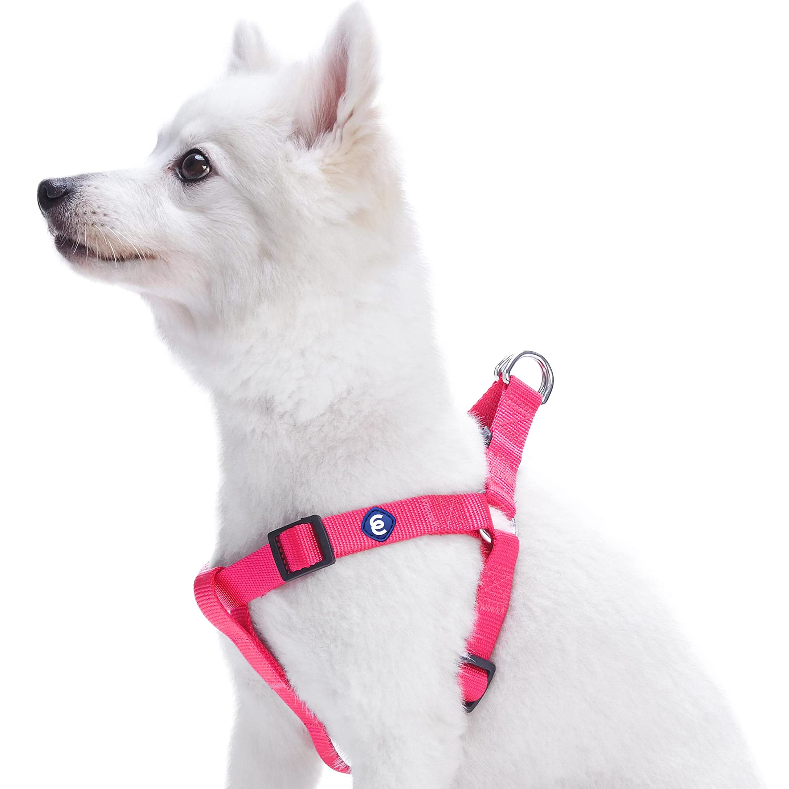 Blueberry Pet Harness. Chest circumference: 51-66 cm, Classic, Solid, Candy Pink, Adjustable Nylon, Dog Harness, Matching Collar and Lead Sold Separately.