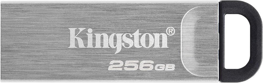Kingston DataTraveler Kyson USB 3.2 Gen 1 256GB Capless Metal Drive