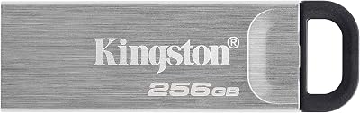 Kingston DataTraveler Kyson USB 3.2 Gen 1 256GB Capless Metal Drive