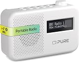 Pure Elan One2 Portable DAB+/FM Radio with Bluetooth 5.1 Cotton White