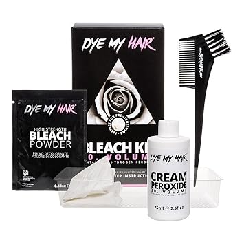 Dye My Hair Bleach Kit 30 Volume Amazon Co Uk Beauty