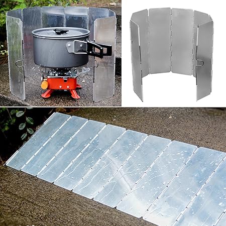 Cocina/Utensilios de cocina Alpine camping set, Windschutz ...