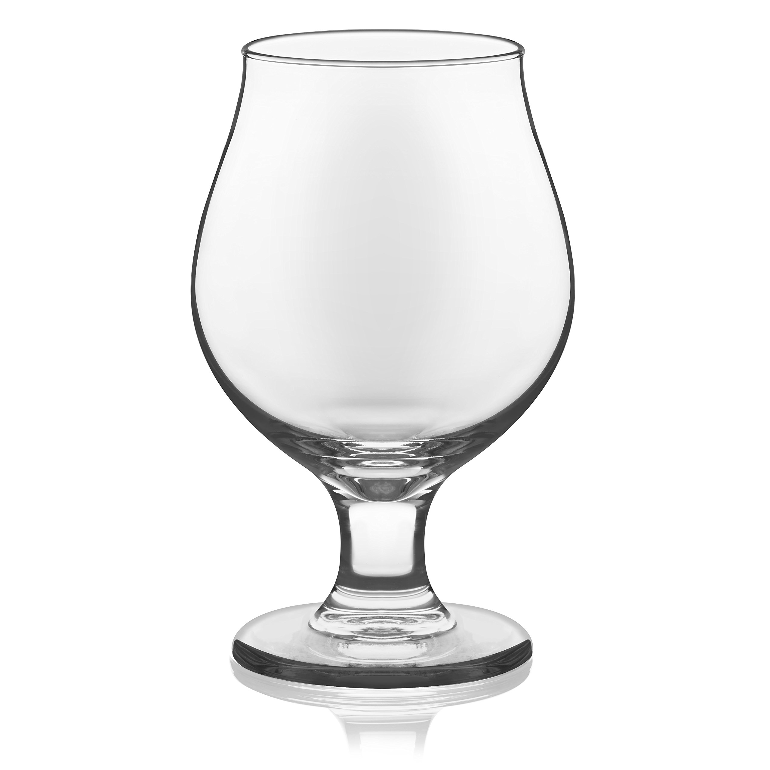Libbey Craft Brews Belgian Ale Beer Glass, 16ounce, Set of 4