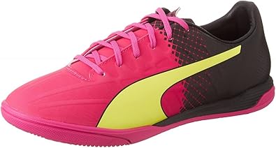puma evospeed rosa y amarillo