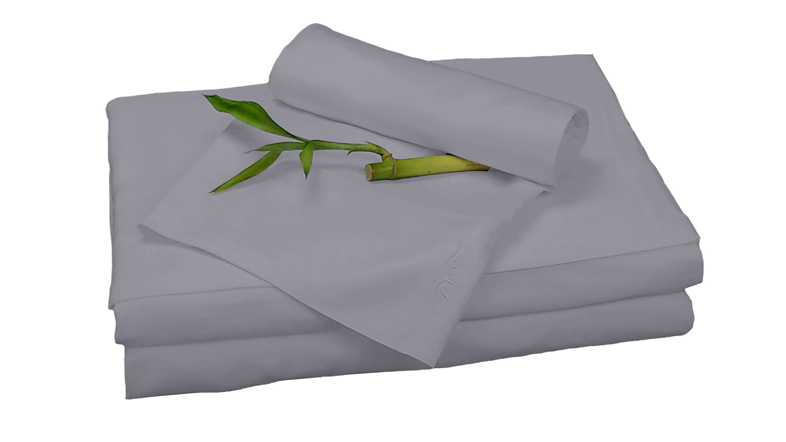 BedVoyage Bamboo Sheets - 4 Piece Bed Sheet Set - Hypoallergenic - 100% Rayon Viscose Bamboo (California King, Platinum)