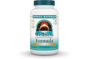 Source Naturals Wellness Formula Bio-Aligned Vitamins & Herbal Defense for Advanced Immune Support* - Dietary Supplement & Immunity Booster - 120 Capsules