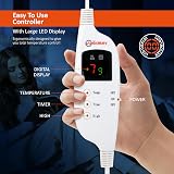 Warmer Electric Heated Throw Blanket Extra Large 200 x 130 cm Digital Controller view 3
