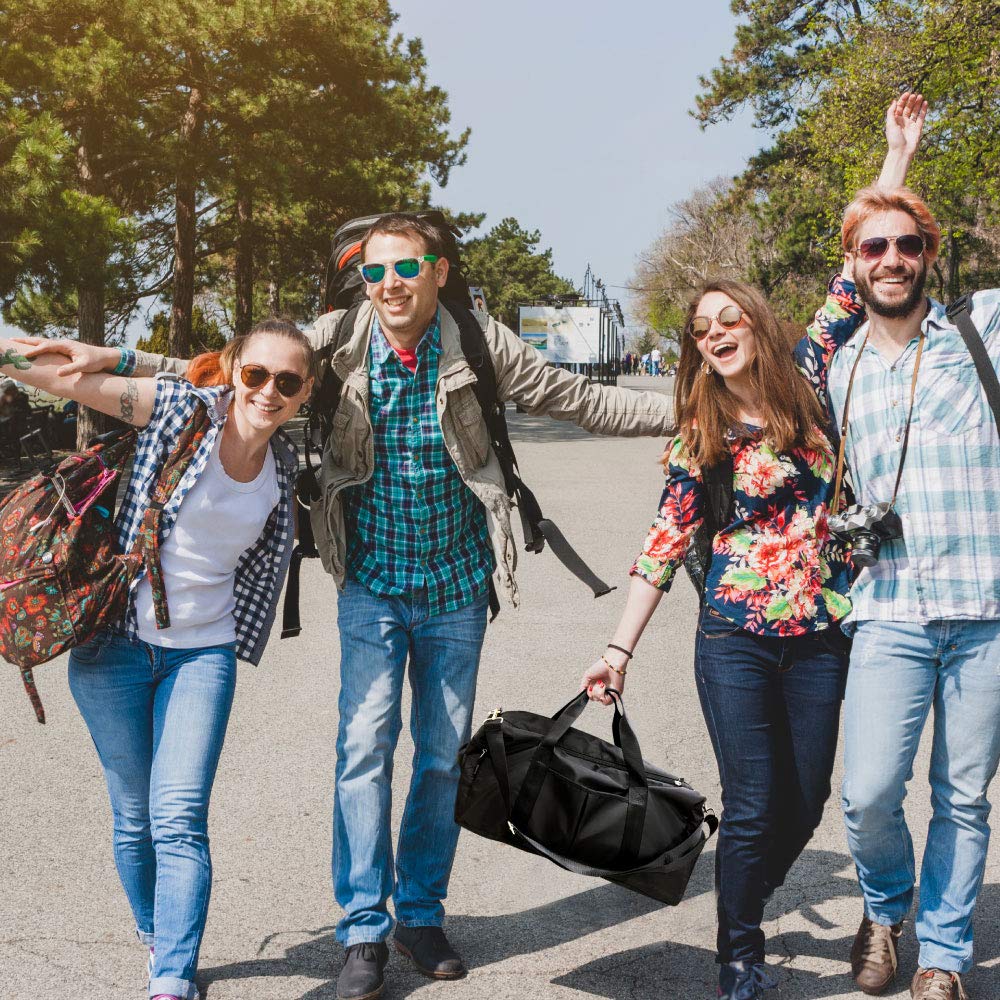 Gym Duffle Bag For Men And Women By Muton Large Gym Nylon Bag And Sports Duffle Bag Fitness Gym Bag In Pink Or Black Multipurpose Travel Duffle Bags