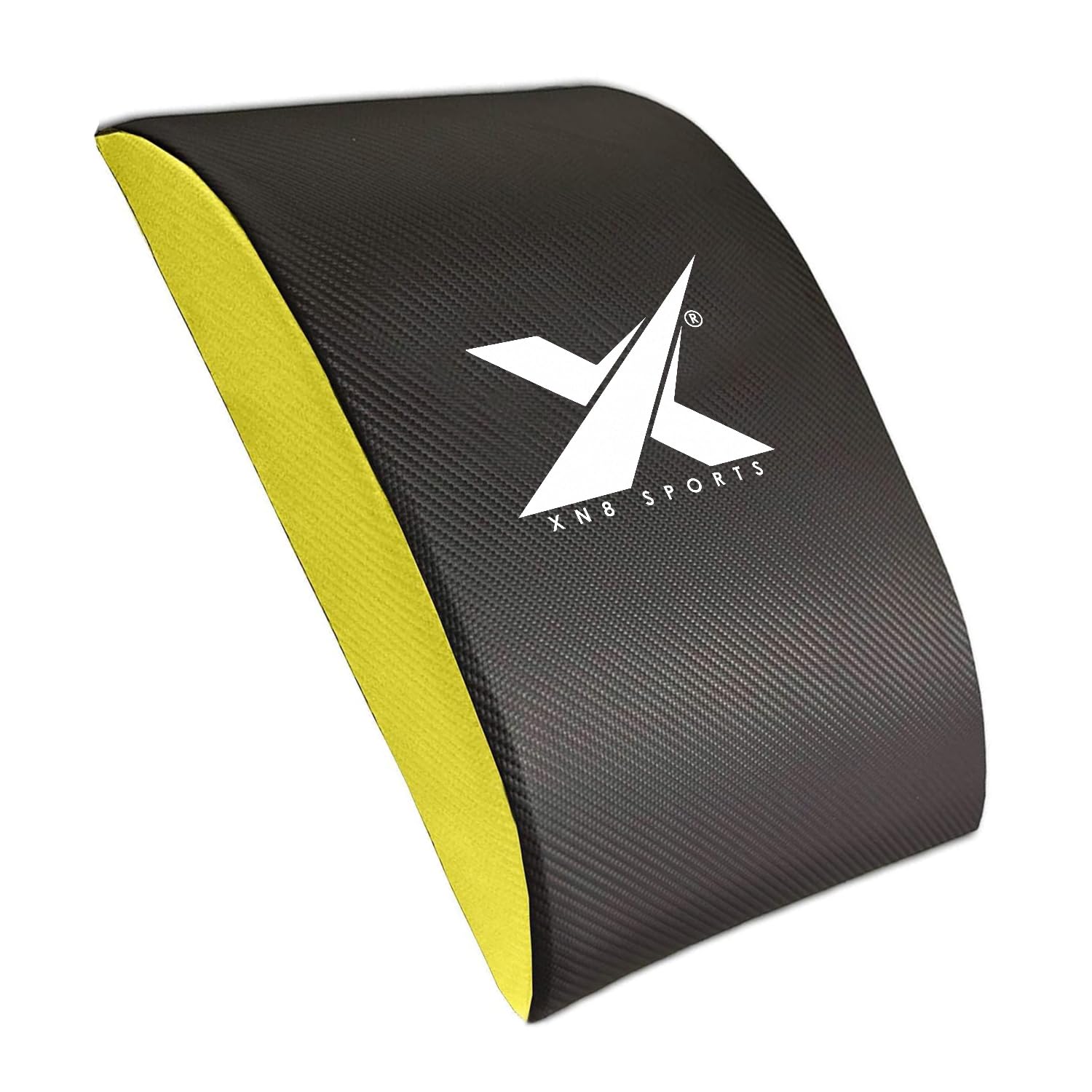 XN8 Ab Mat Sit-Up Pad for Core Training – Premium Leather Foam Exercise Mat with Lower Back Support – Full Range Sit-Ups, Abs Workouts, Yoga, Gym & Home Fitness