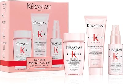 Kérastase Genesis Travel Discovery Gift Set Shampoo Conditioner Blow Dry Spray