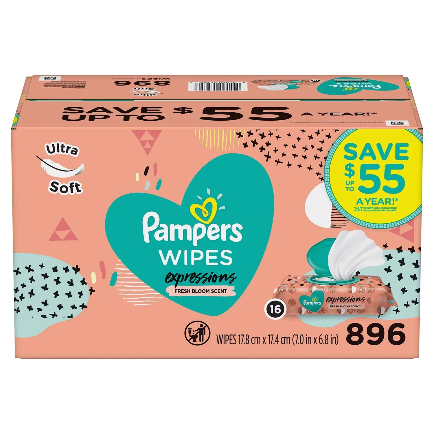 pampers expression wipes
