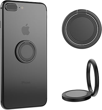 O Woda Anneau Support Telephone Bague 360 Degres De Rotation En Metal 3m Rechargeable Support Pour