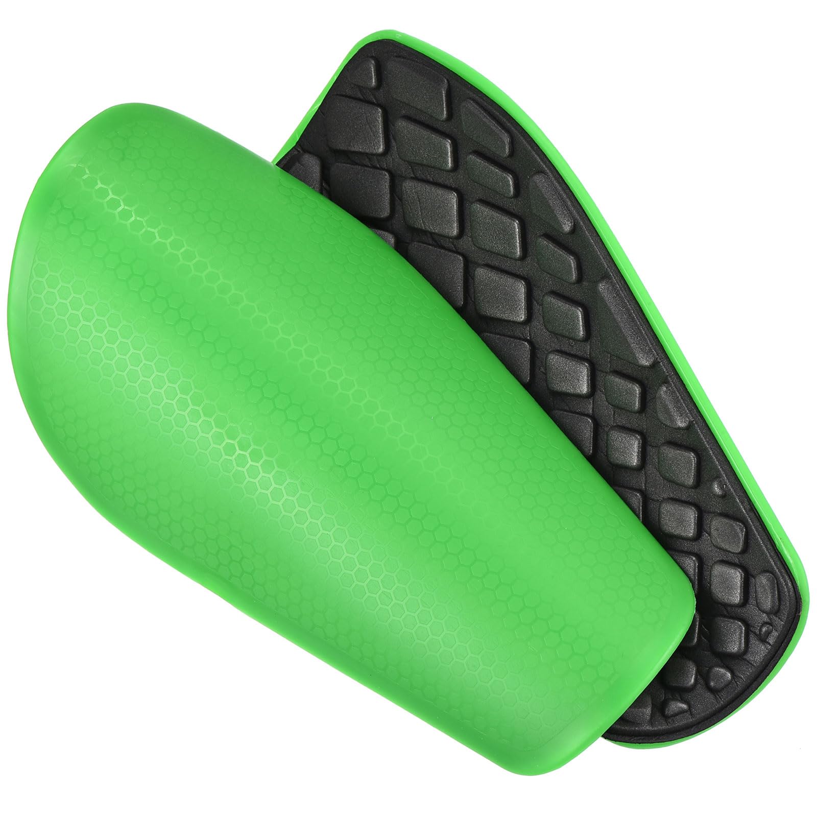 PATIKIL Soccer Shin Guards, Size M EVA Cushion Protection Sport Protective Pad for Youth Adult, Green