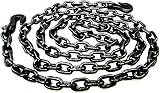 PaulStore Heavy Duty 14ft Recovery Tow Chain with Grab Hooks 5/16" view 2
