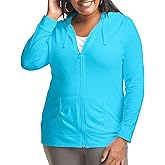 Just My Size Women's Full Zip Jersey Hoodie