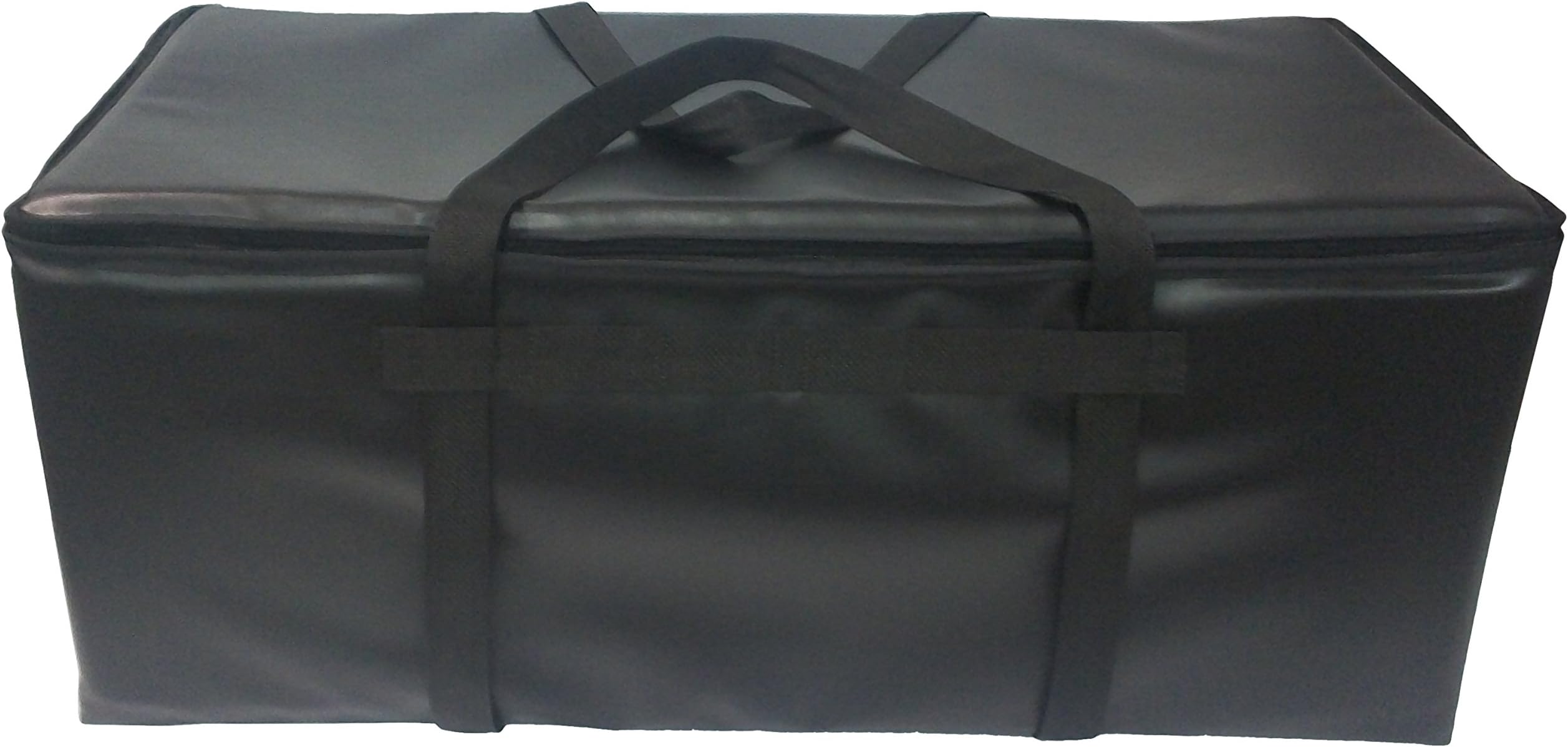 TCB Insulated Bags GP-3-Black Insulated Pizza Delivery Bag, Holds 10 Each 16" Pizzas, Zipper Lid, Black