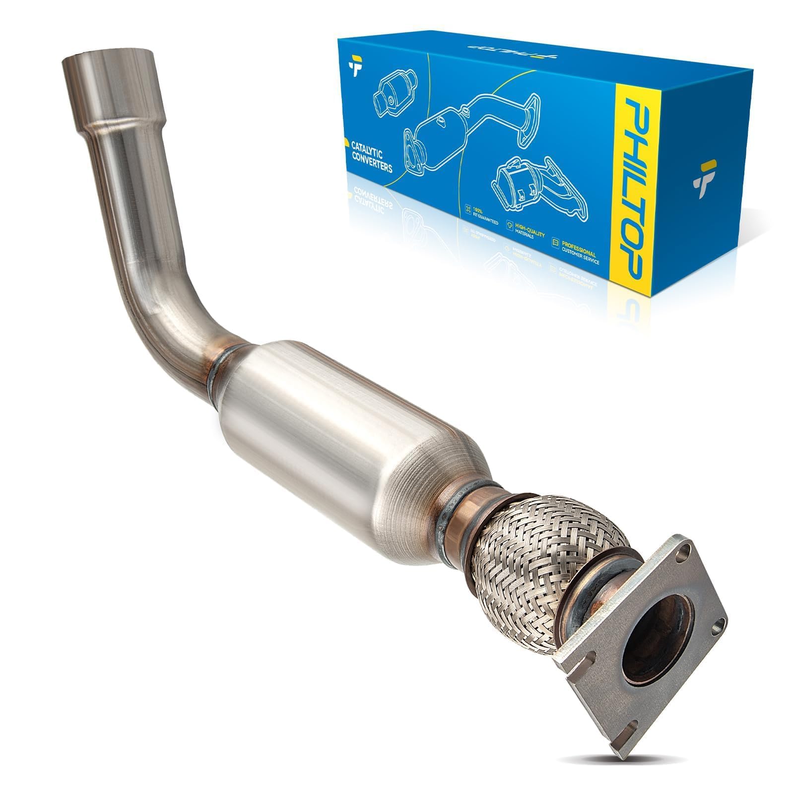 PHILTOP Rear Catalytic Converter Kit Direct-Fit
