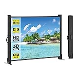 Portable Projector Screen with Stand, 50 Inch