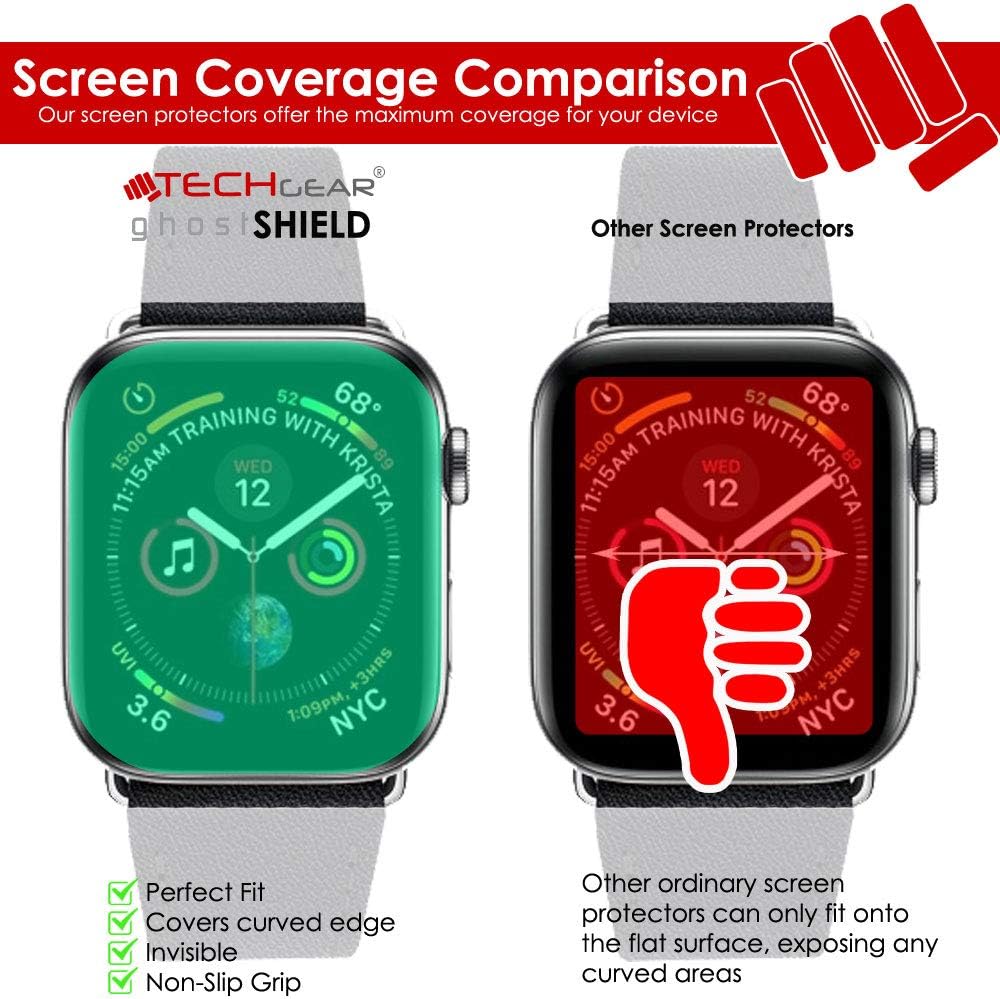 TECHGEAR [4 Pack Screen Protectors fit Apple Watch 40mm Series 5 - Image 5