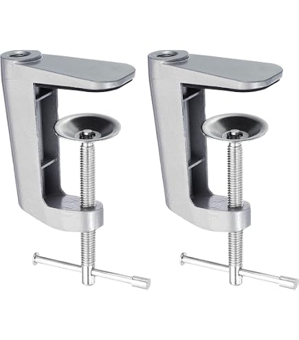 Pince De Fixation Pour Lampe De Bureau - Universelle, Réglable Jusqu'à 6,3cm - Installation Sans Outil