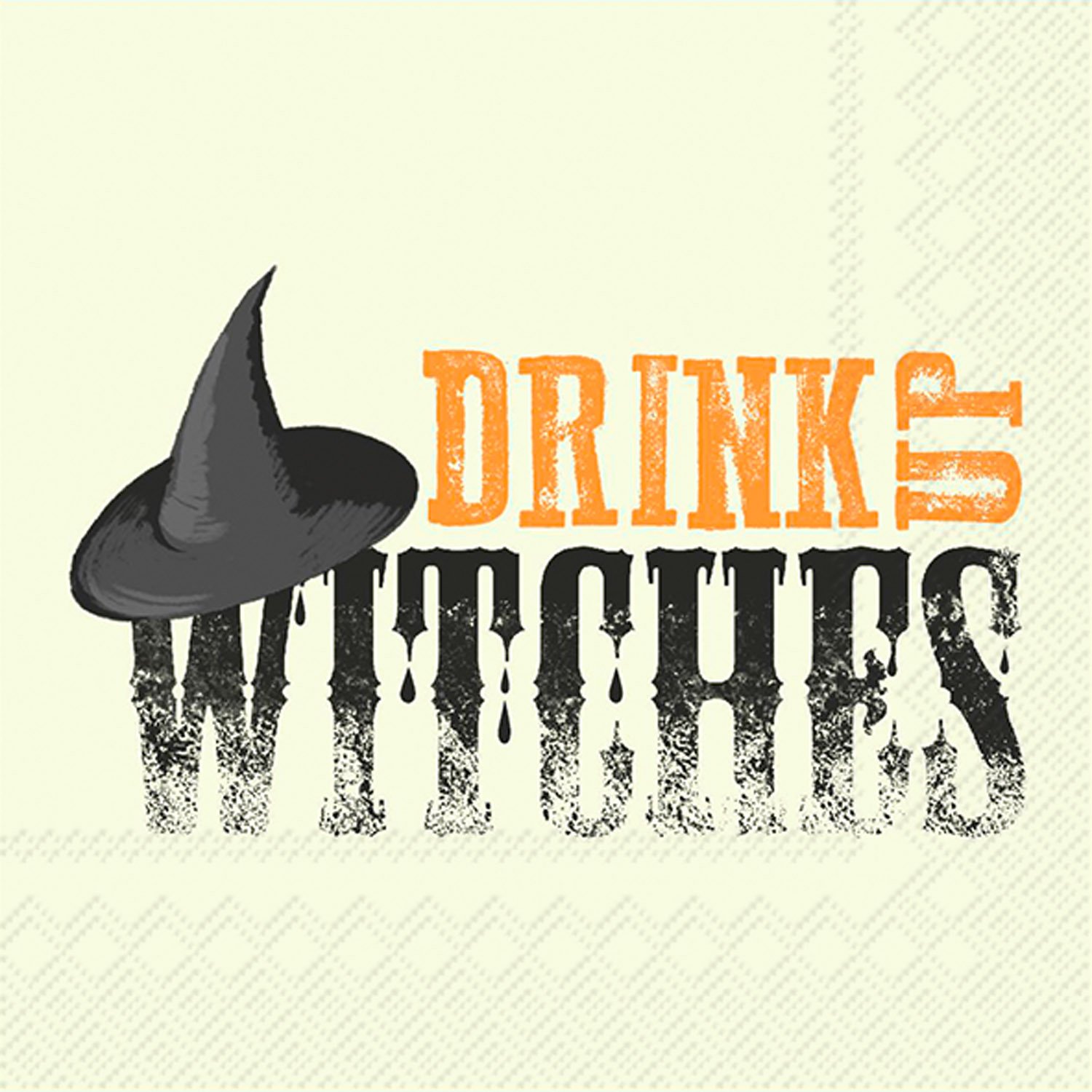 Boston International C015700 Drink Up Witches Cocktail Napkins, Paper