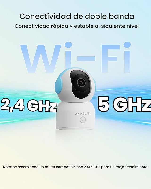 4K 8MP Camara Vigilancia WiFi Interior, con Tarjeta de 64GB — foto 6 de 8