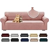 XINEAGE New Extra Large Couch Cover for 3 Cushion Couch (91"-110") 1 Piece Stretch Oversized Sofa Slipcovers Jacquard 4 Seate