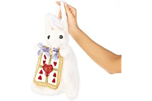 Leg Avenue womens Rabbit Purse Costume Accessories, Rabbit Purse White/Gold, One Size US