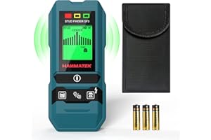 HANMATEK Stud Finder Wall Scanner with Pro Smart Sensor, 6 in 1 Upgrade Wood Exact Mode Stud Finder Tool for The Center Edge 