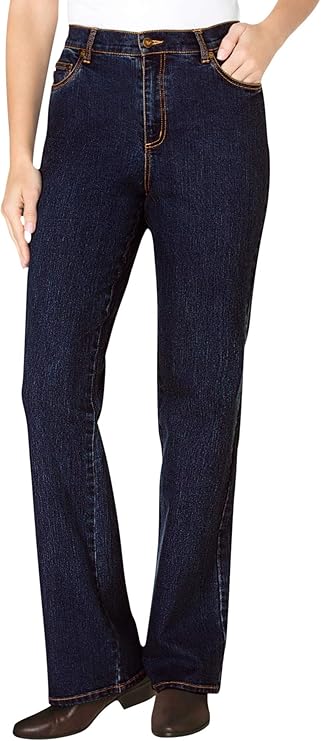 Woman Within Womens Plus Size Tall Perfect Bootcut Jean