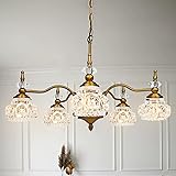 Montex Vintage Brass Pendant Light,Gold Vintage