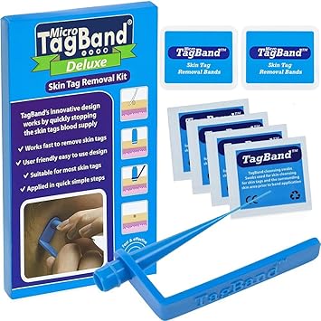 Deluxe Mikro-TagBand-Hautentferner-Set mit extra Bändern und Aufbewahrungsbox