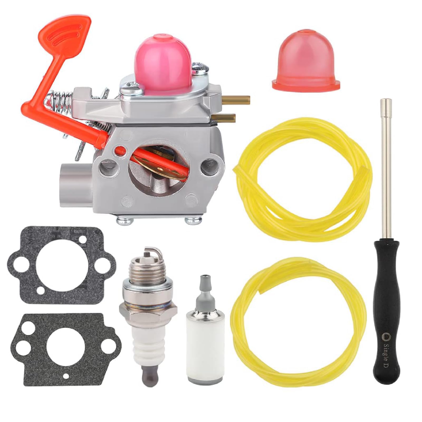 Photo 1 of Powtol BVM200VS Carburetor for Poulan Pro McCulloch Craftsman BVM200C P200C GBV325 P325 PP320 XLB MAC MC200VS 25CC Blower Parts 545081855 WT-875 WT-875A