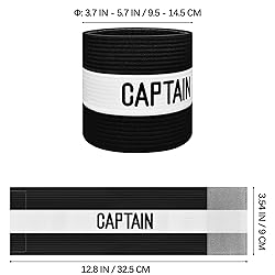 JRINYE Unisex Sport Captain Armband, Adjustable
