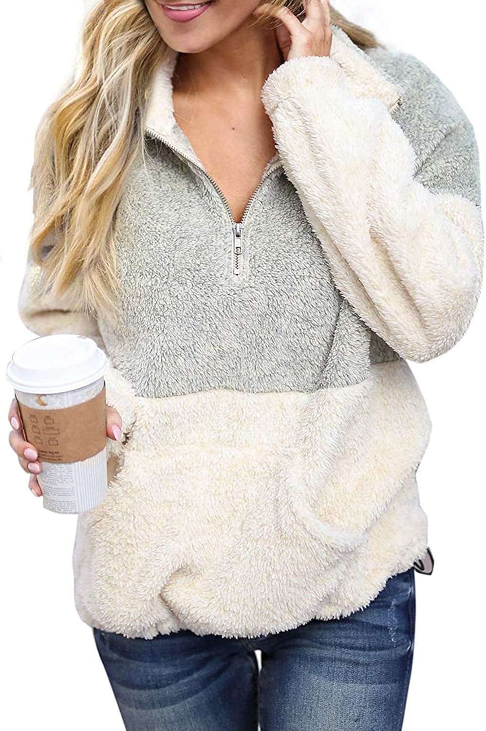 zesica sherpa pullover