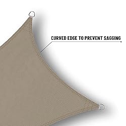 SUNNY GUARD Waterproof Sun Shade Sail 10' x