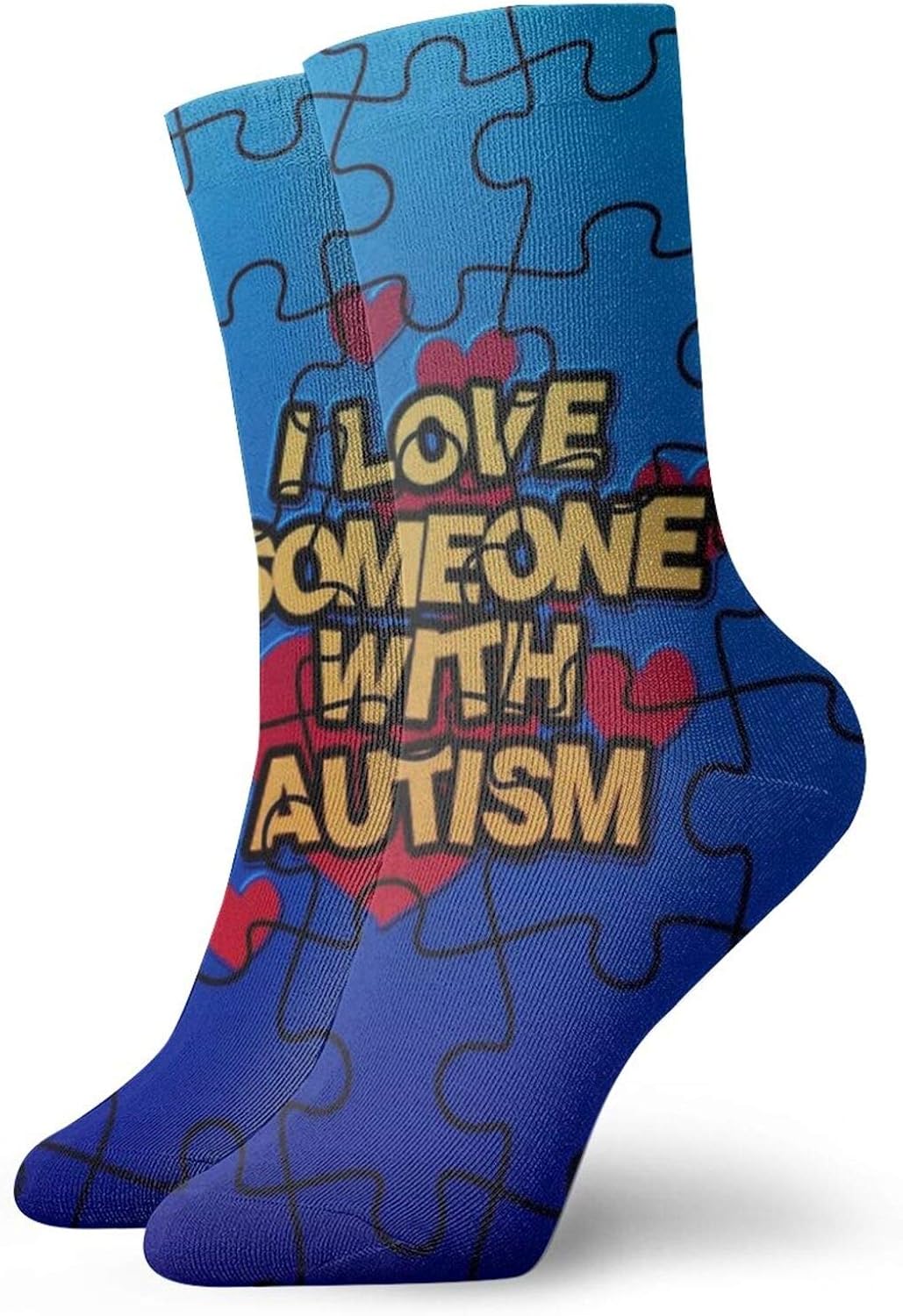 Autism Awareness I Love Someone With Autism Cotton Cushion