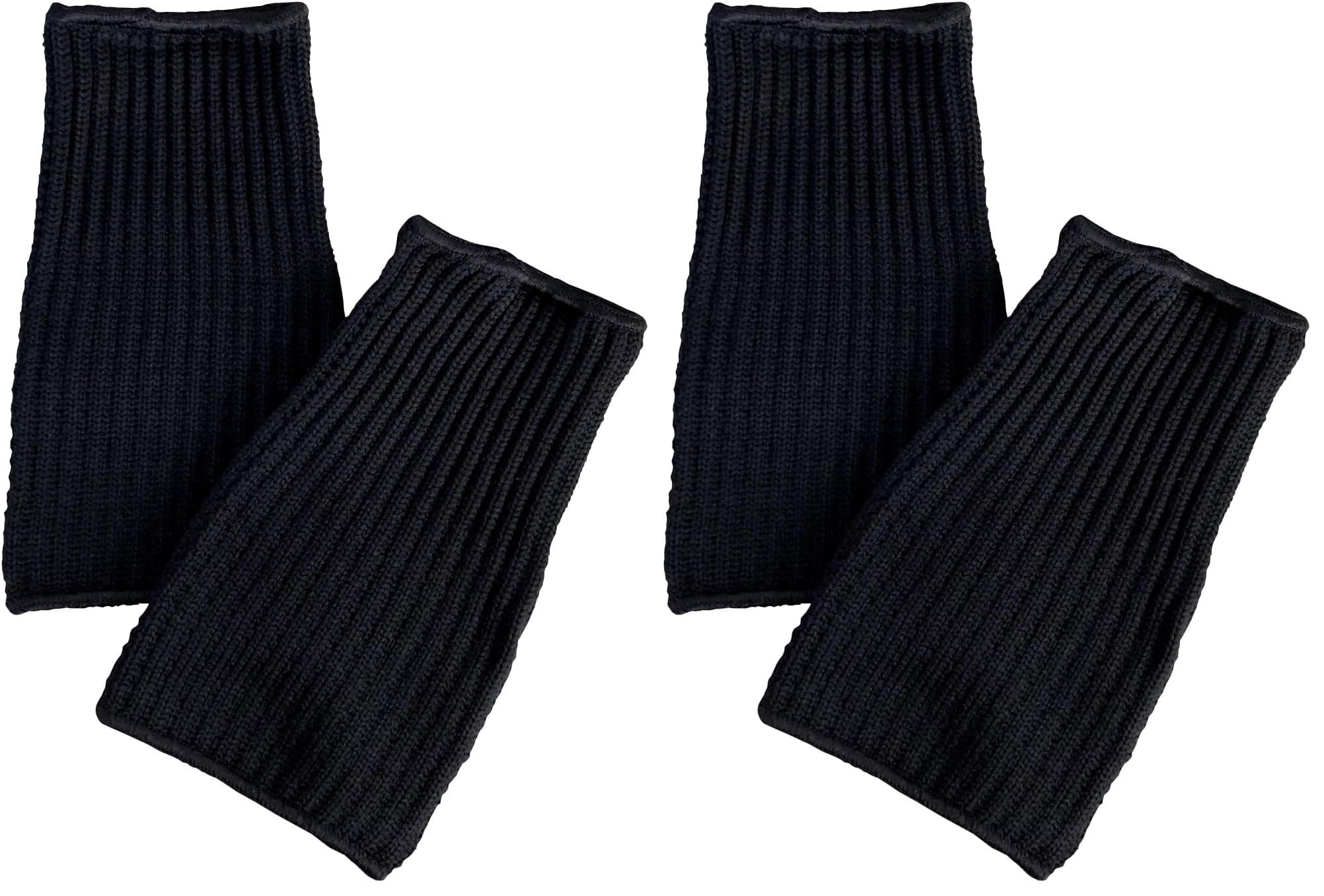 福徳産業 手甲 作業用 黒 15cm 1双入 ウーリーナイロン製 日本製 手首保護 上腕保護 切創防止 日除け 汗拭き リストバンド ぴたっと #1949商品画像