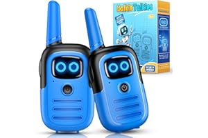 Boys Walkie Talkies Toys for Kids: DASTION-99 Mini Robots Walkies Talkie Christmas Birthday Gifts for 3 4 5 6 Year Old Boy Toys for 3-6 5-7 Year Old Boy Outdoor Camping Hiking Toy for Kid