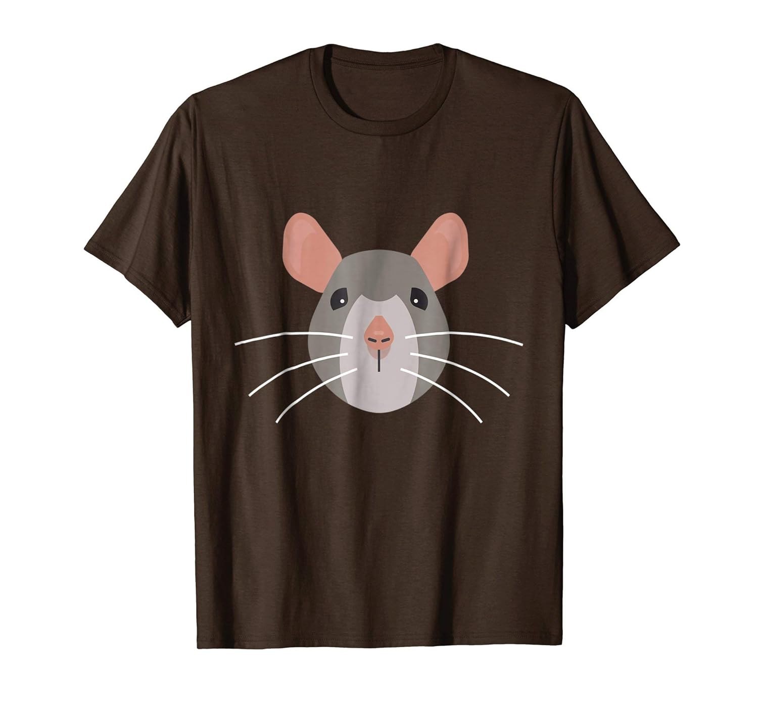 Cute Mouse Face T Shirt Easy Halloween Costume Adults Kids-ANZ