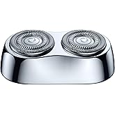 TOPWILL Shaver Head Replacement Part X01 Silver, Compatible with Series RX40 and Series RX40 Gift Set Electric Razors for Men