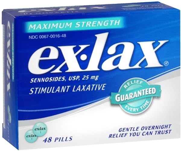 EX-LAX PILLS MAXIMUM STRENGTH 48 EACH
