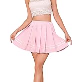 Skirts for Women Y2k Mini Skirt Casual Pleated A-line Short Skirts Pleated School Uniform Cheer Skirt