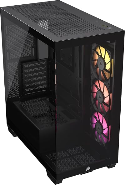 Corsair iCUE LINK 3500X RGB Mid-Tower Case Panoramic Glass 3x RX120 Fans